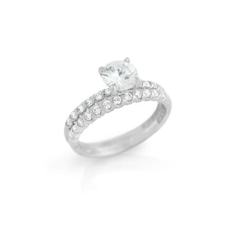 Set inele argint 925 rodiat cu zirconii [1]