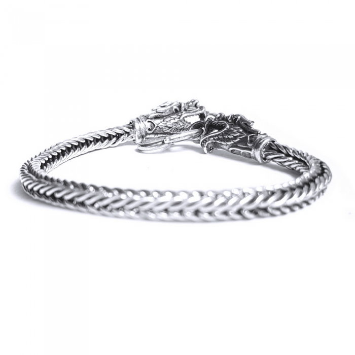 Bratara argint 925 cu dragon, Tiamat [3]