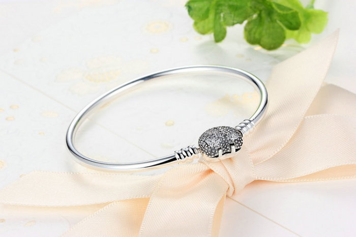 Bratara argint 925 cu inimioara Allways in my heart si zirconii albe - Be Elegant BST0014 [4]