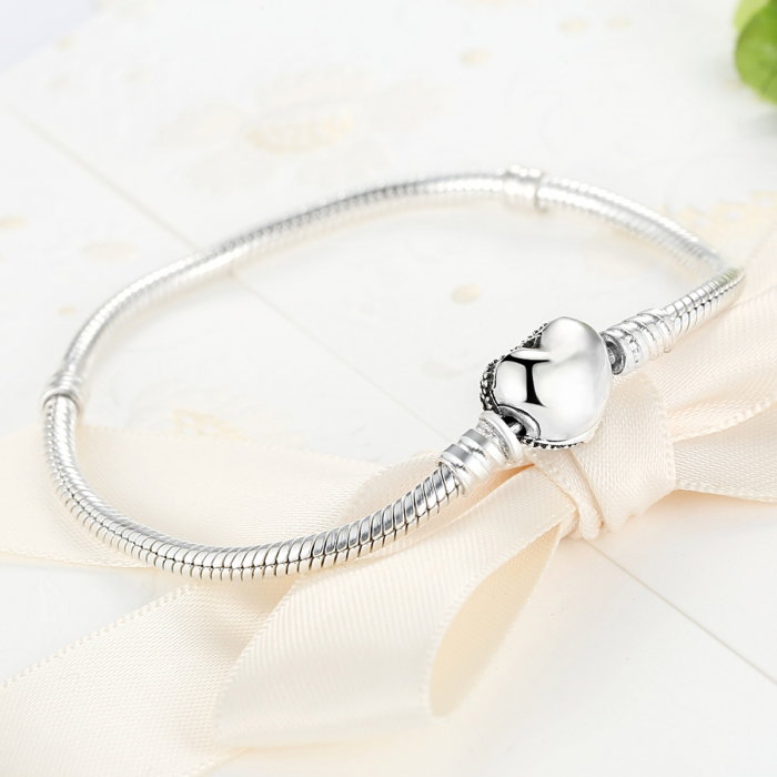 Bratara argint 925 cu inimioara si zirconii albe - Be in Love BST0034 [2]