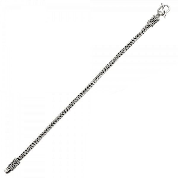 Bratara argint 925 cu model impletit Bali BTU0065 [1]