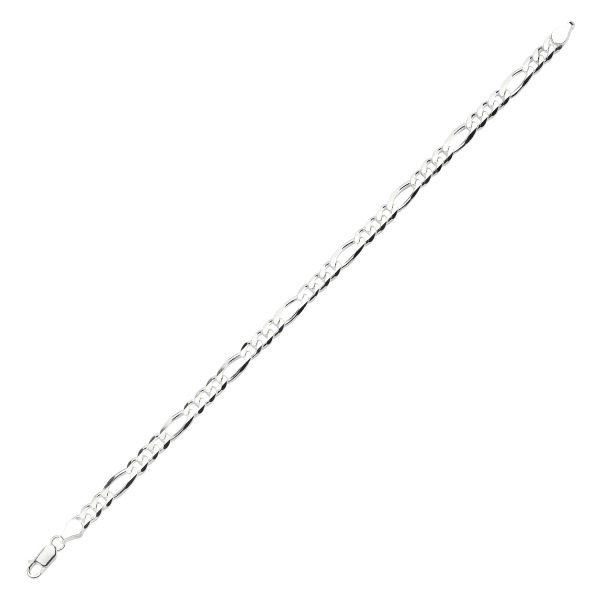 Bratara argint 925 Figaro 4,5 mm [1]