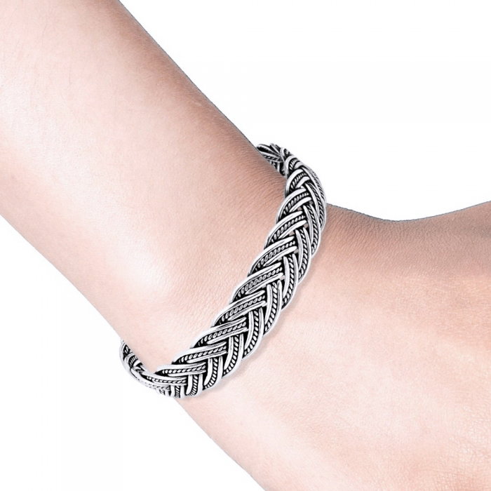 Bratara argint 925 impletita, Nimue [4]