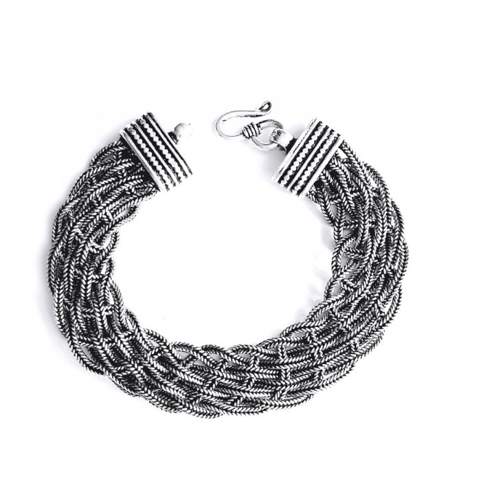 Bratara argint 925 impletita, Timeea [1]