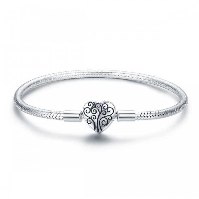 Bratara argint 925 inimioara cu copacul vietii - Be in Love BST0037 [1]
