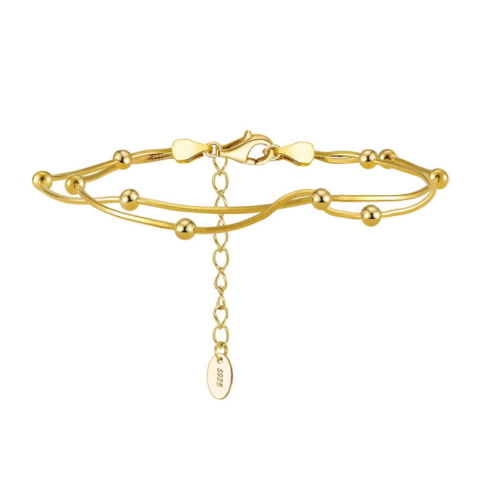 Bratara argint 925 placata cu aur 14K [1]