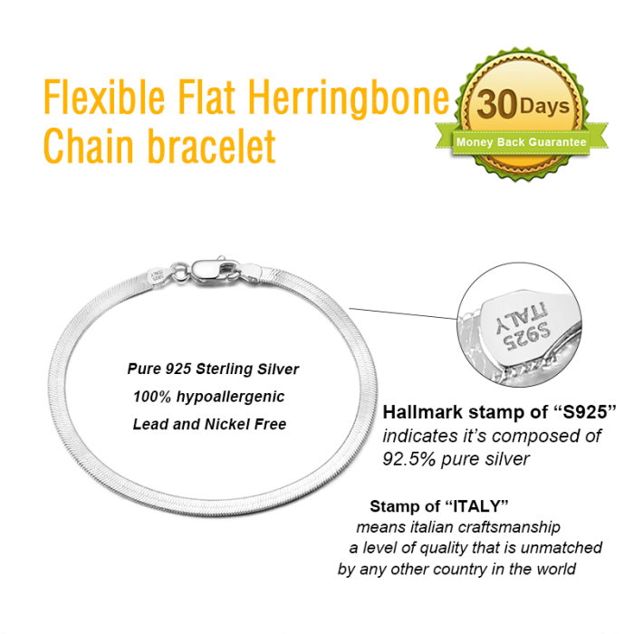 Bratara plata argint 925 placata cu aur 18K, 18 cm, 3 mm, UNISEX [9]