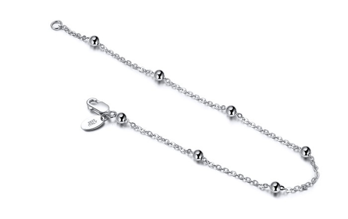 Bratara argint 925 placata cu rodiu 20 cm [9]