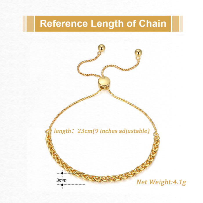 Bratara argint 925 placata cu rodiu [6]