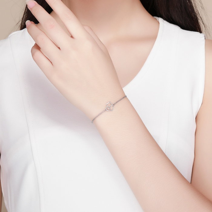 Bratara argint 925 reglabila cu pisicuta - Be Nature BST0040 [5]