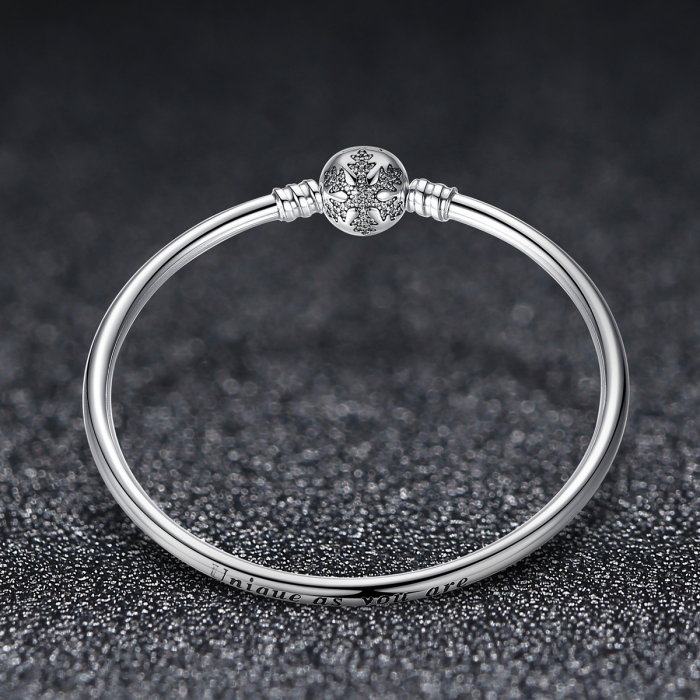 Bratara argint 925 Unique As You cu fulg de nea si zirconii albe - Be Elegant BST0016 [2]