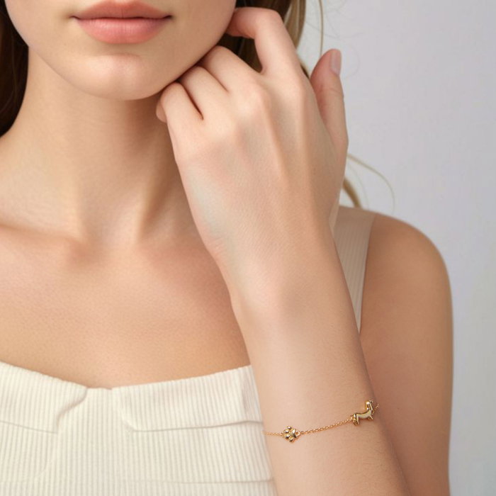 Bratara argint Catel Teckel [4]