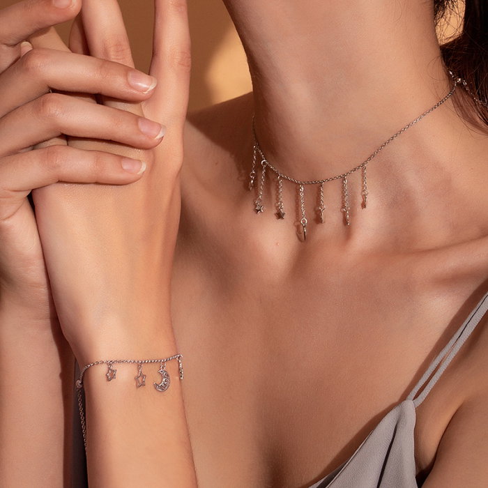 Bratara argint Cer Instelat [10]