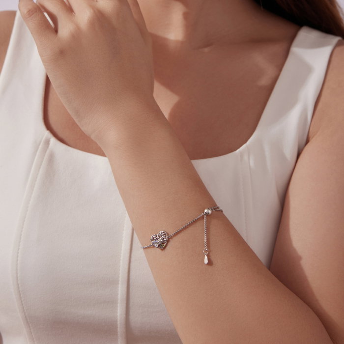 Bratara argint copacul vietii cu Piatra Lunii [4]