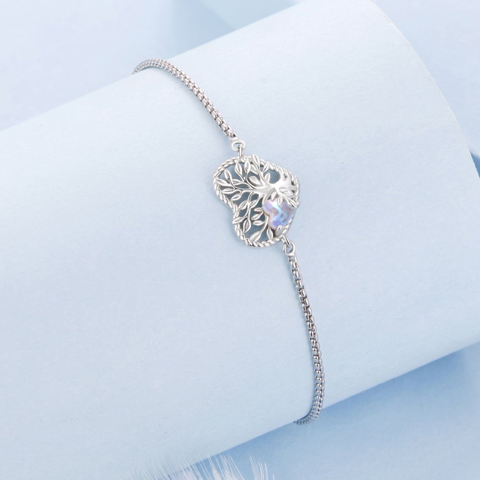 Bratara argint copacul vietii cu Piatra Lunii [3]