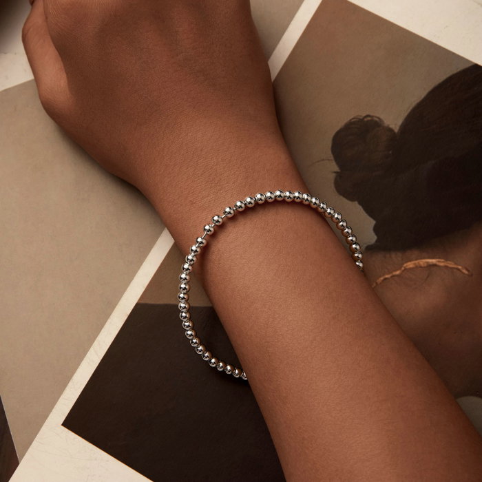 Bratara argint cu bilute [6]