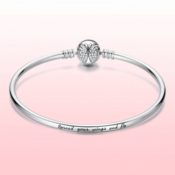 Bratara argint cu fluturas [11]