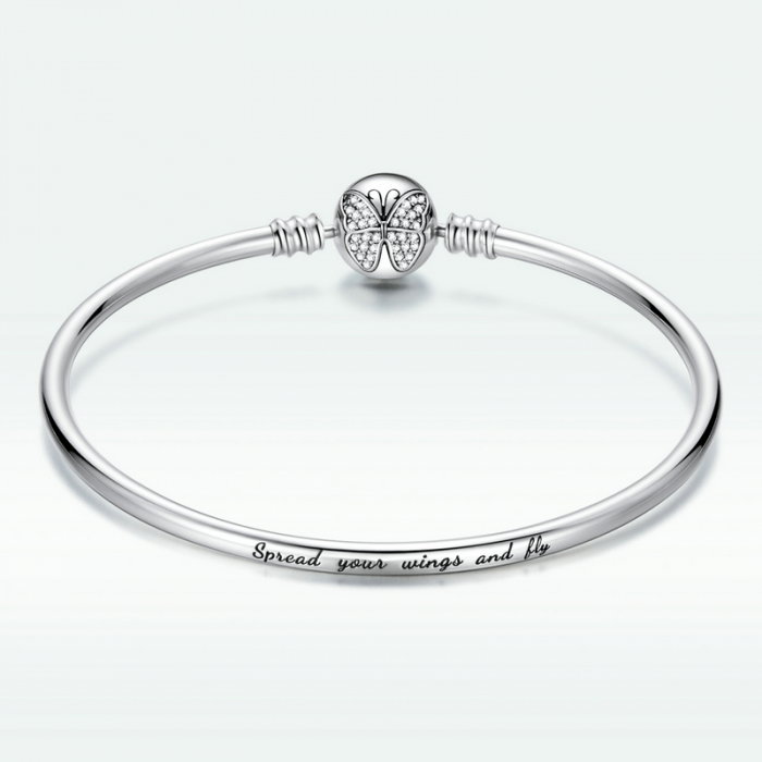 Bratara argint cu fluturas [10]