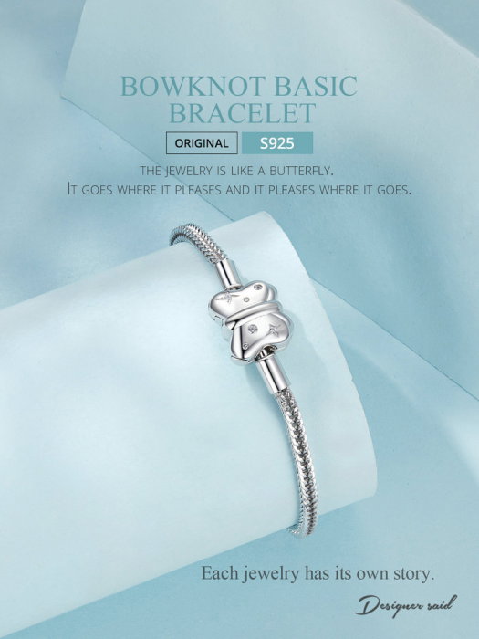 Bratara argint cu inchizatoare fundita [10]