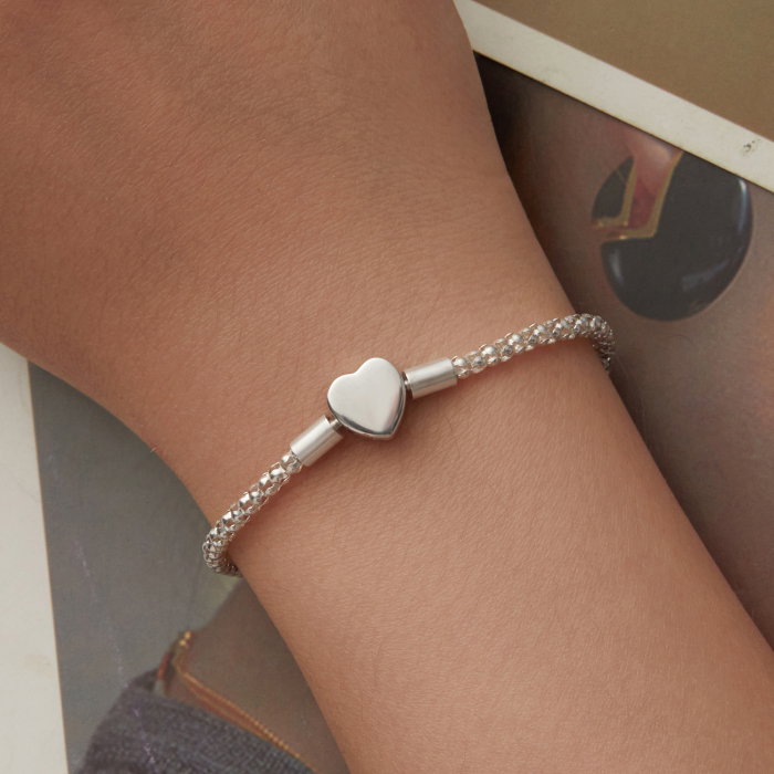 Bratara argint cu inima [3]