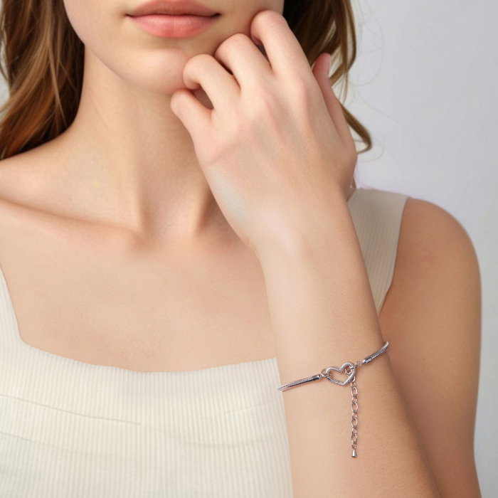 Bratara argint cu inima [4]