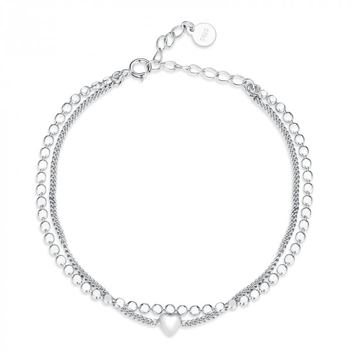 Bratara argint cu lant dublu [1]