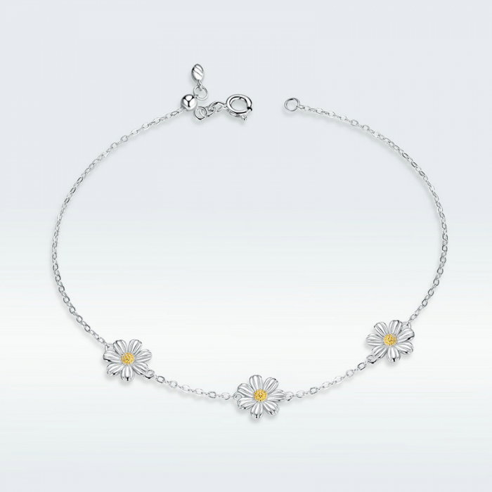 Bratara argint cu margarete [2]