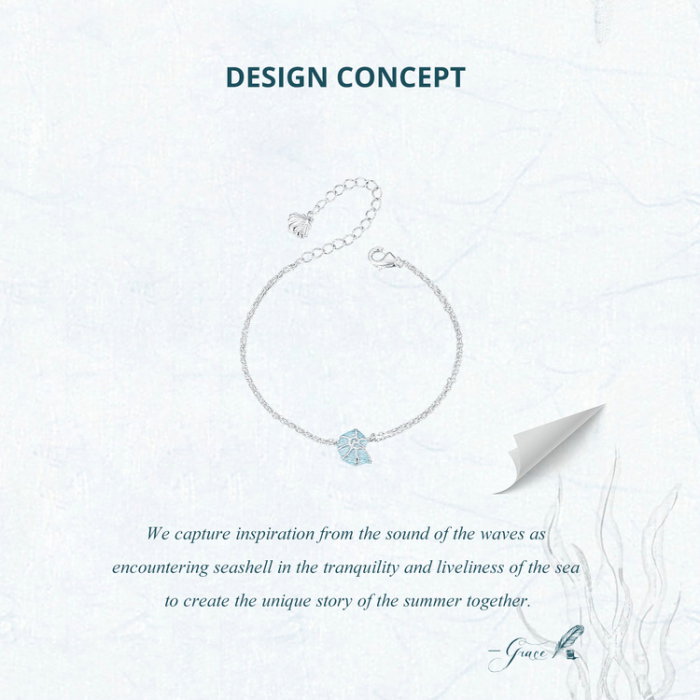 Bratara argint cu melc de mare [13]