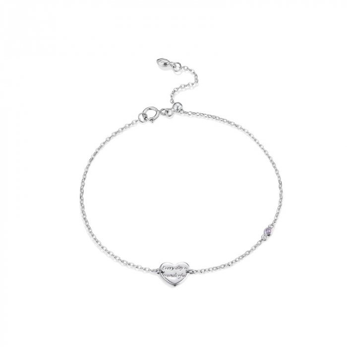 Bratara argint cu mesaj de dragoste Everyday is Wonderful [1]