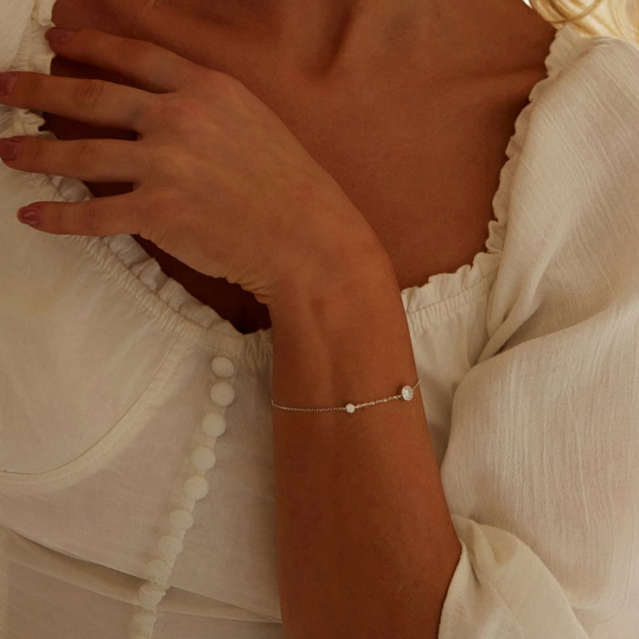 Bratara argint cu Moissanit [8]