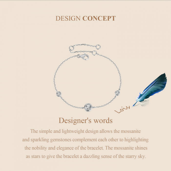 Bratara argint cu Moissanit [13]