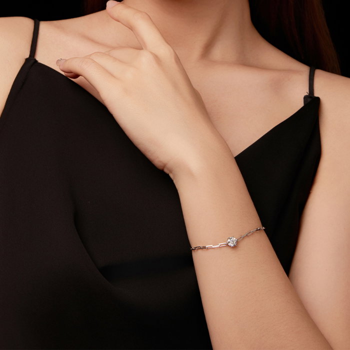 Bratara argint cu Moissanit [8]