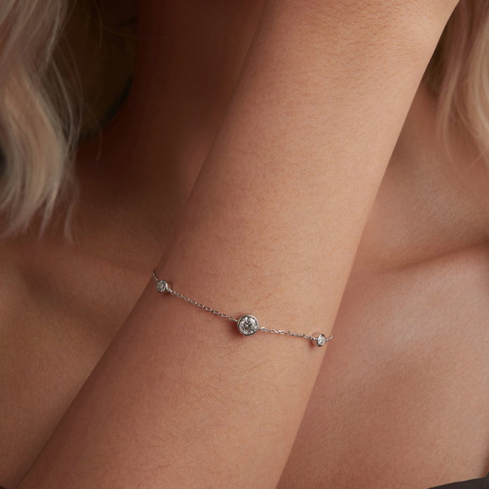 Bratara argint cu Moissanit [2]