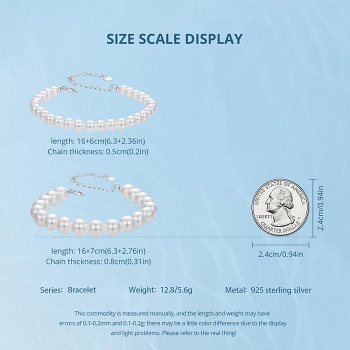 Bratara argint cu perle [17]