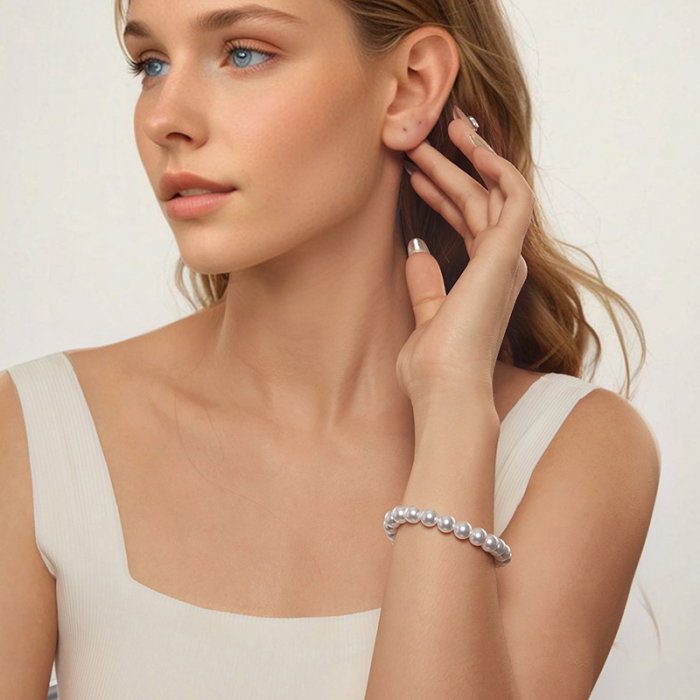 Bratara argint cu perle [8]