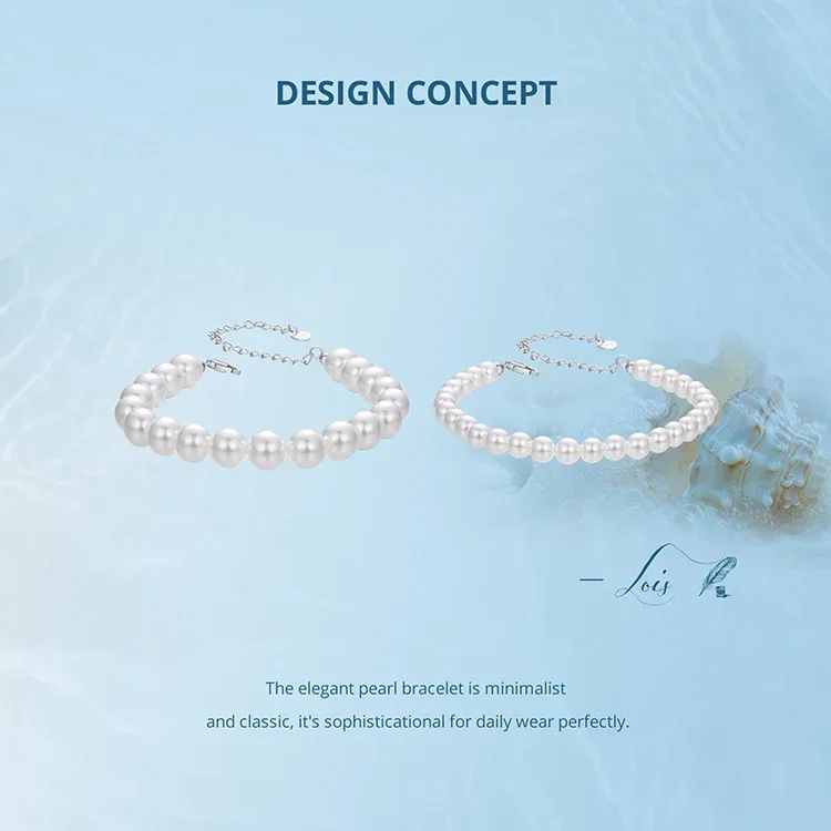 Bratara argint cu perle [14]