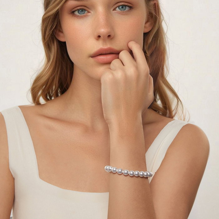 Bratara argint cu perle [4]