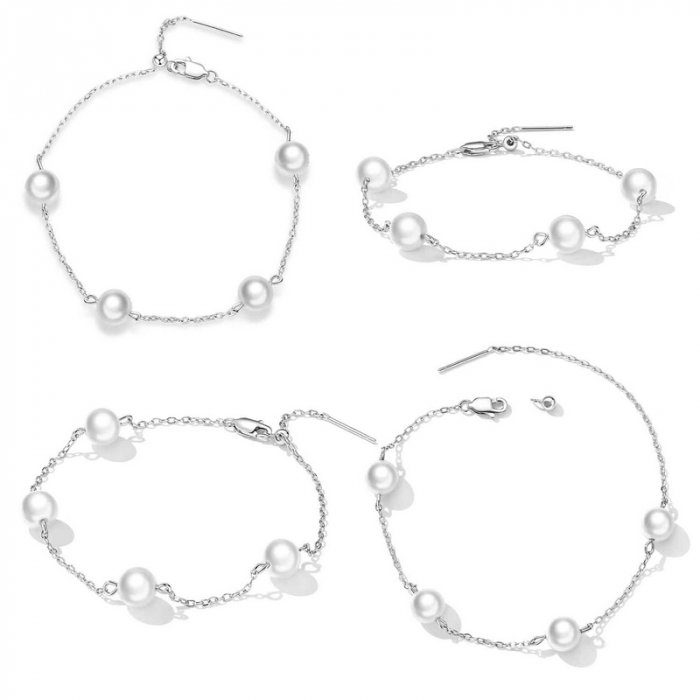 Bratara argint cu perle [10]