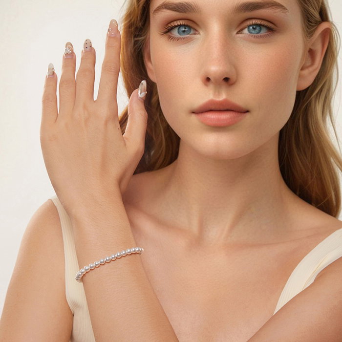 Bratara argint cu perle [7]