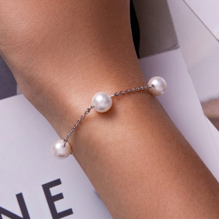 Bratara argint cu perle [2]