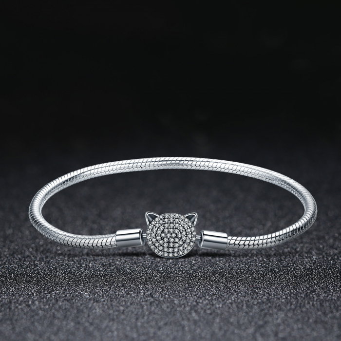Bratara argint cu pisicuta si zirconii [4]