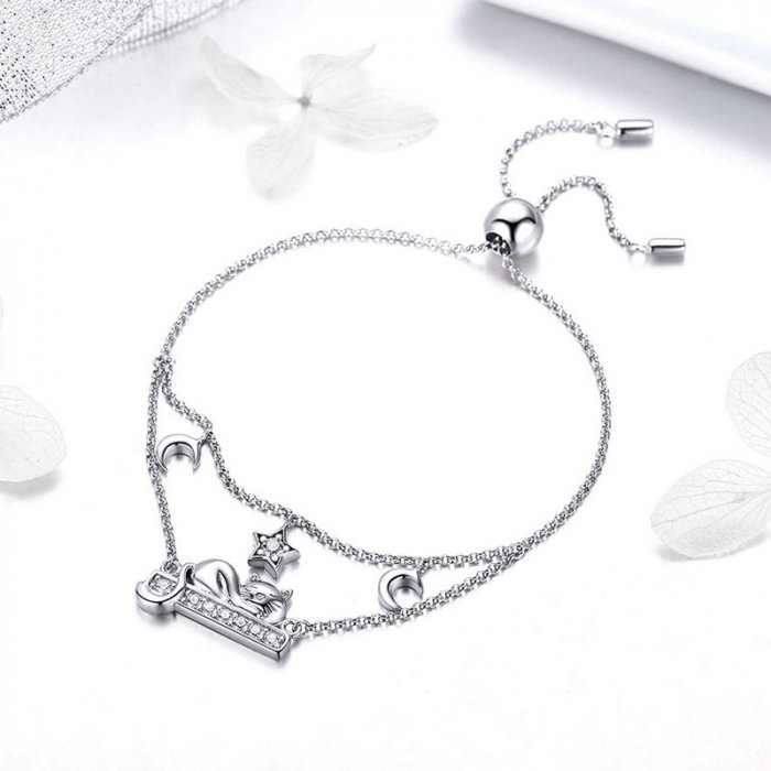 Bratara argint cu pisicuta si zirconii [6]