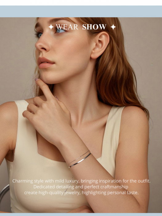 Bratara argint dubla Exquisite [11]