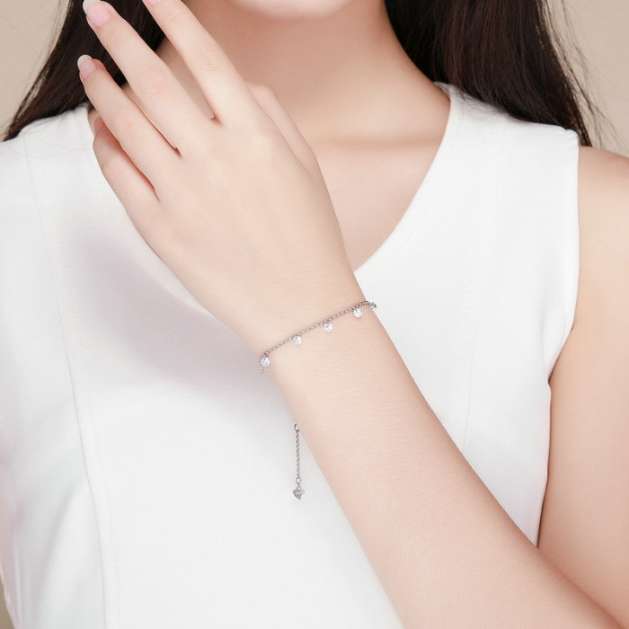 Bratara argint Elf cu zirconii albe [9]