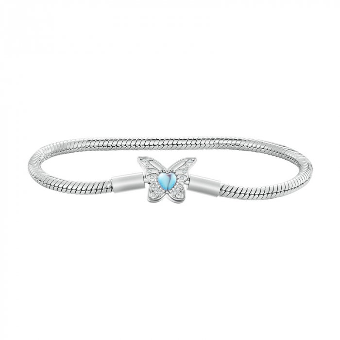 Bratara argint fluture cu piatra lunii [1]