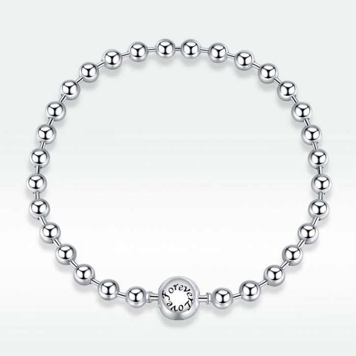 Bratara argint Forever Love cu bilute [8]