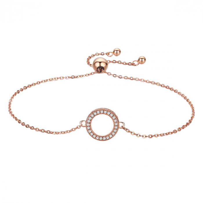 Bratara reglabila din argint geometrica cu zirconii [1]