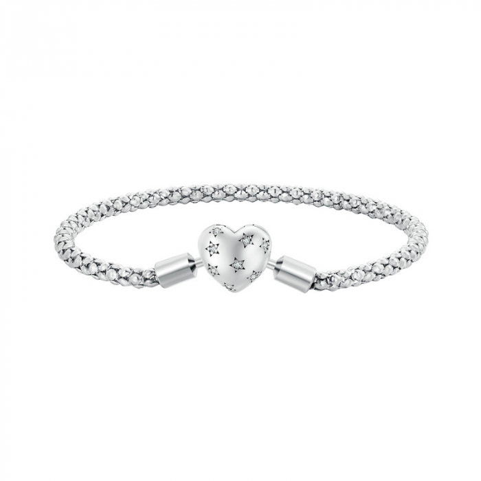 Bratara argint inima cu stelute [1]