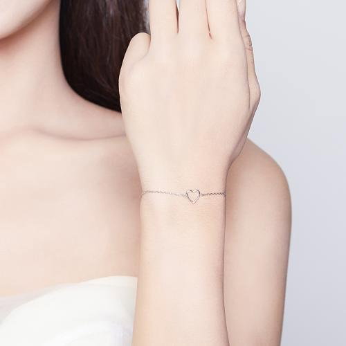 Bratara argint reglabila cu Inimioara [3]