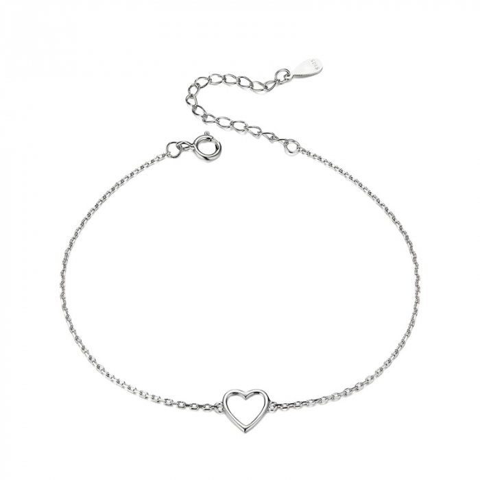 Bratara argint reglabila cu Inimioara [1]